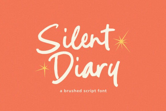 Silent Diary Script & Handwritten Font By Timur type