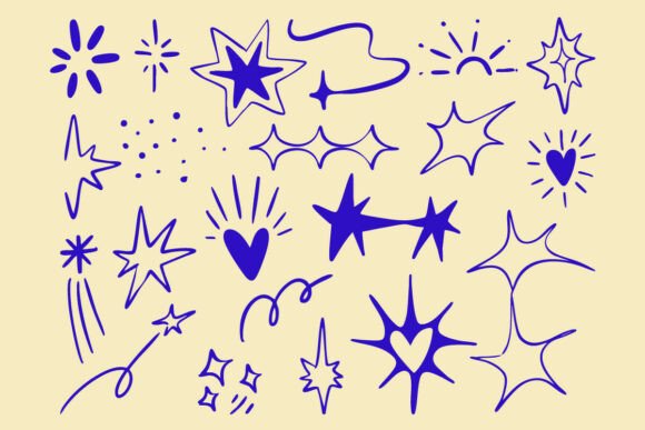 Sparkle Star Doodle Magic Elements Set