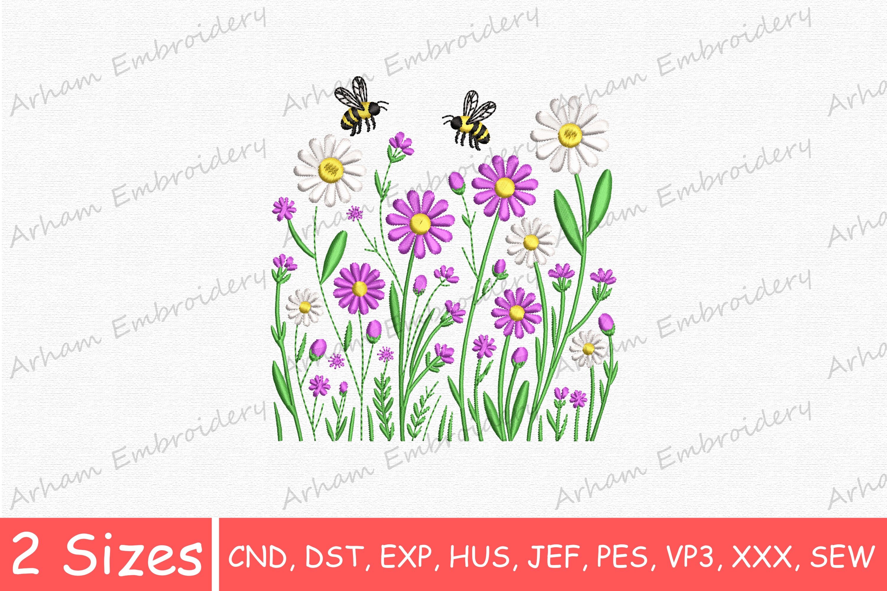 Spring Wildflower Honey Bee