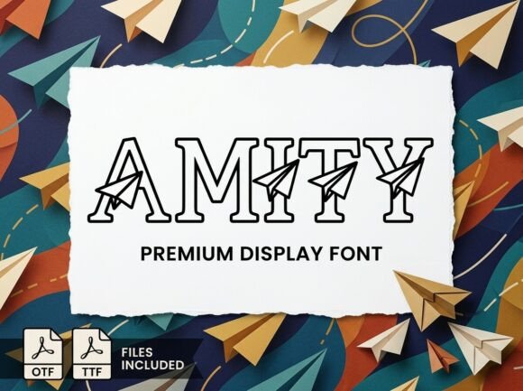 Amity Font - Preview 2