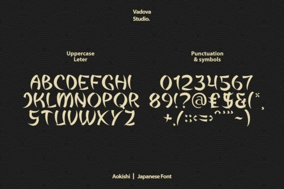 Aokishi Font - Preview 6