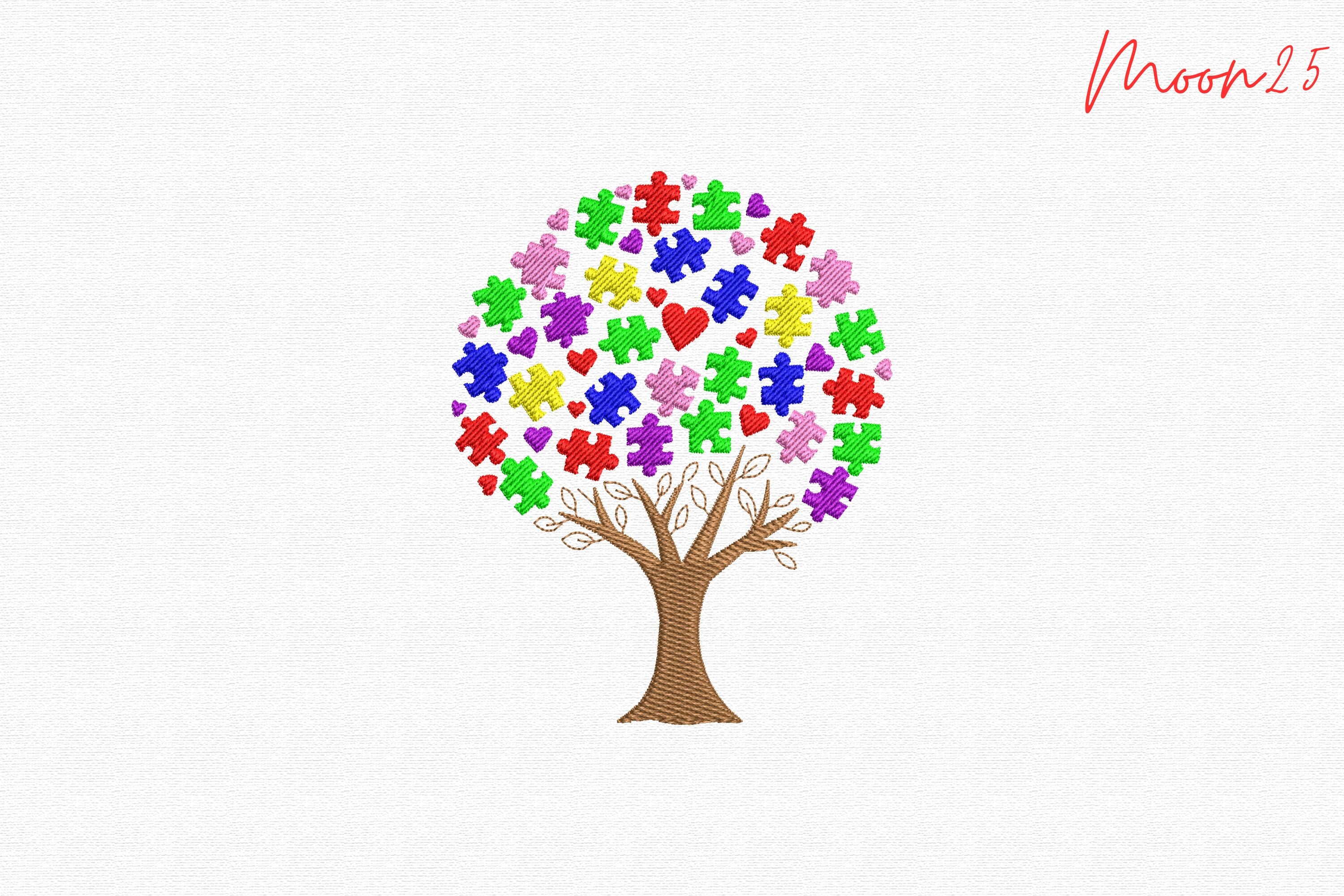 Autism Puzzle Tree