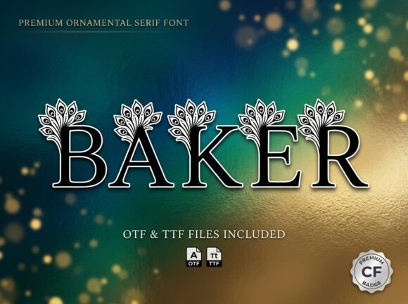 Baker Font - Preview 1