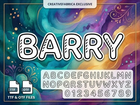 Barry Font - Preview 2