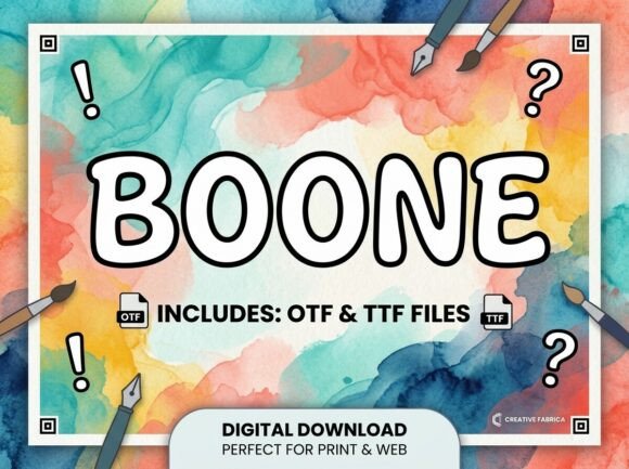 Boone Font - Preview 1