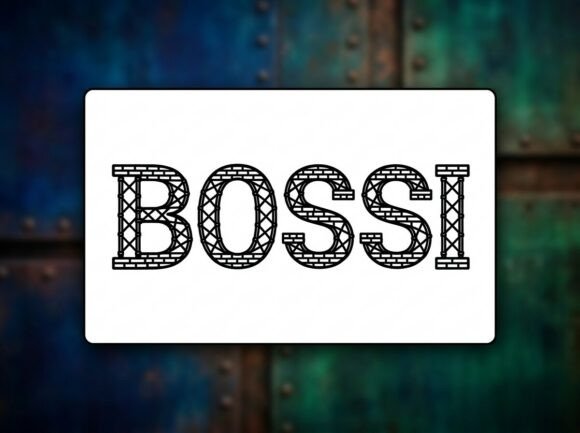 Bossi Font - Preview 1
