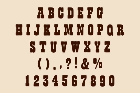 Boston Western Font - Preview 4