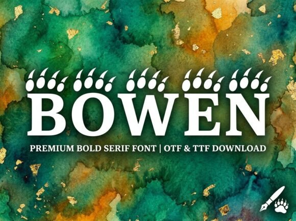 Bowen Font - Preview 1