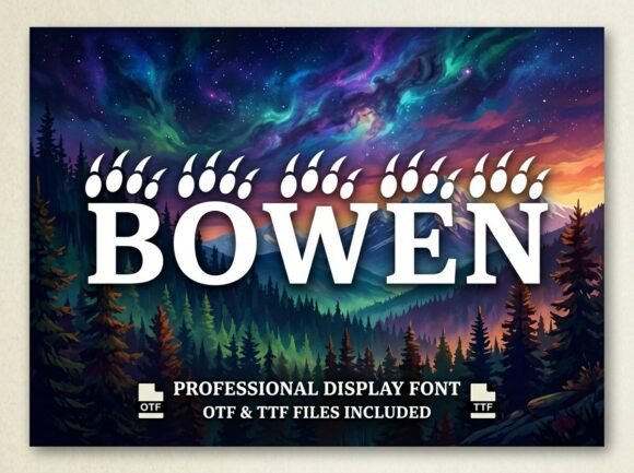 Bowen Font - Preview 2