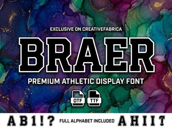 Braer Font - Preview 1