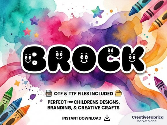 Brock Font - Preview 1