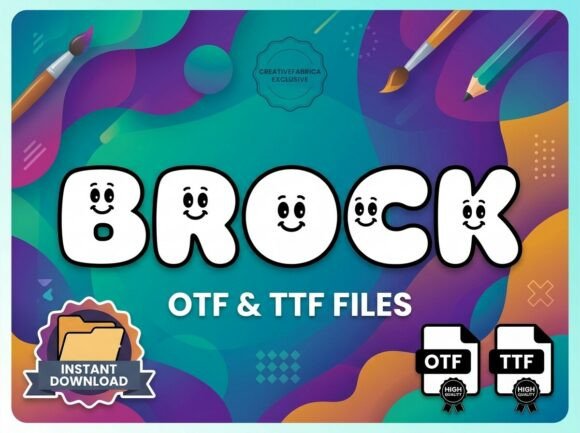 Brock Font - Preview 2