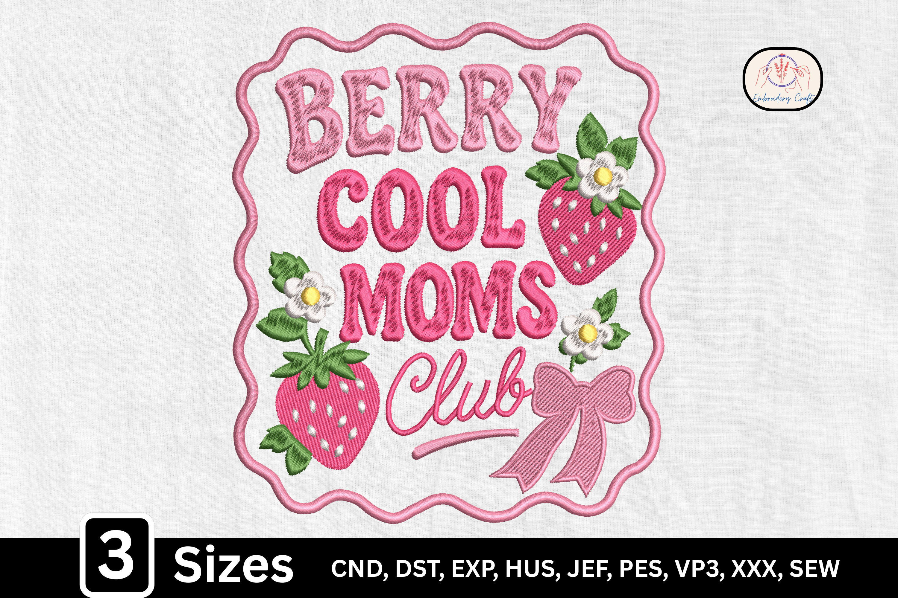 Coquette Bow Strawberry Mom