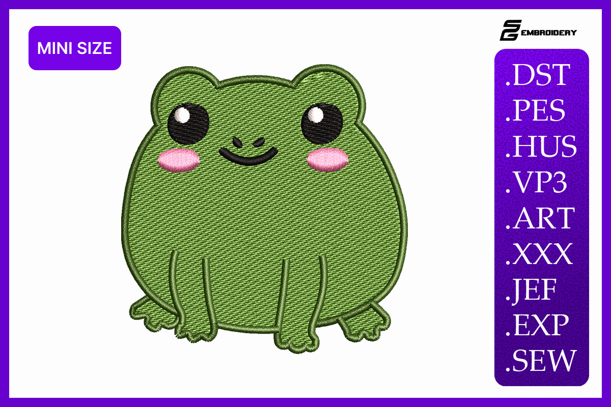 Cute Frog Mini Size