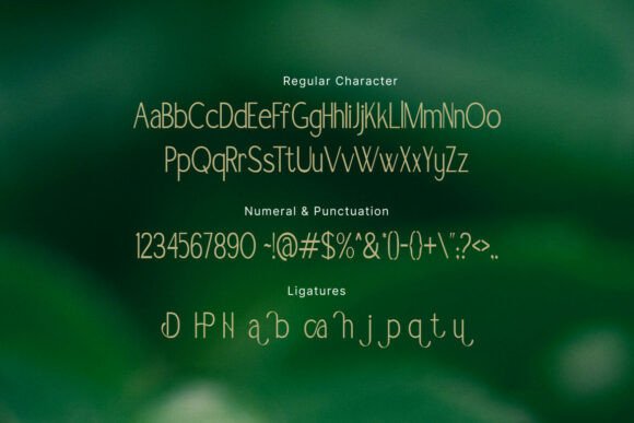 Dahaga Font - Preview 1