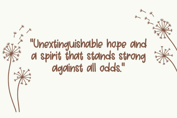 Dandelion Font - Preview 3