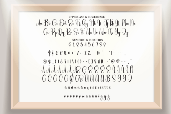Display Theater Font PNG with transparent background - Preview 6