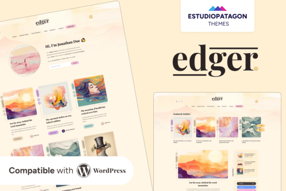 Edger - Minimal Blog for WordPress
