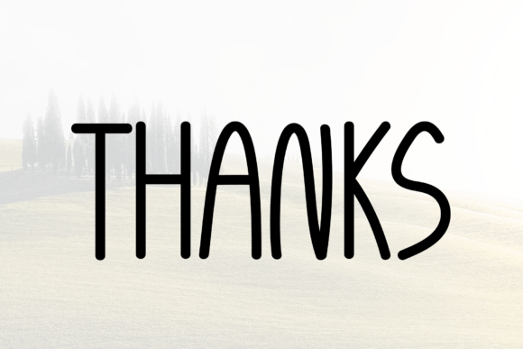 Exited Brush Font - Preview 4