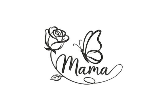 Floral Butterfly Mama