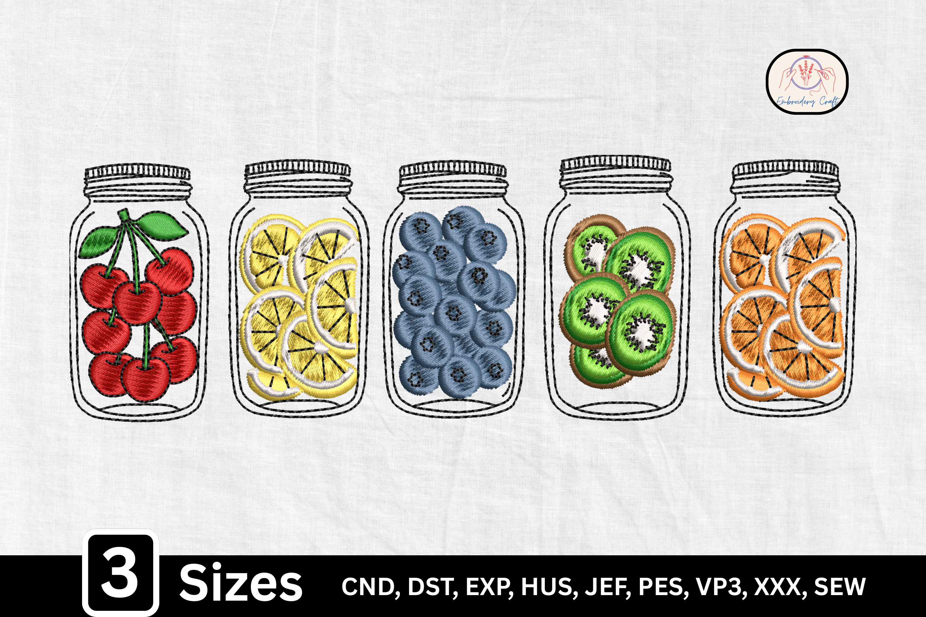 Fruit Mason Jar
