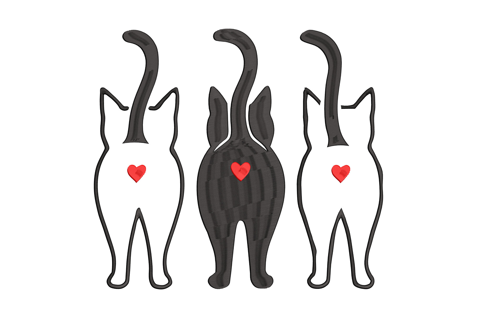 Funny Cat Heart
