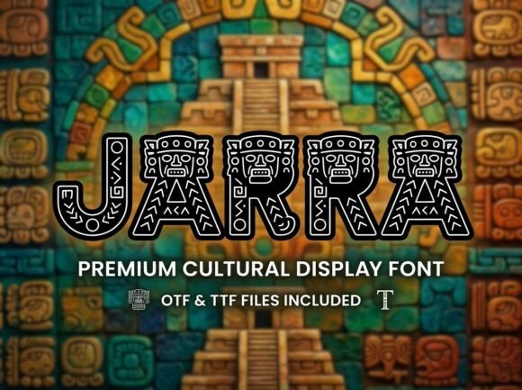 Jarra Font PNG with transparent background - Preview 2