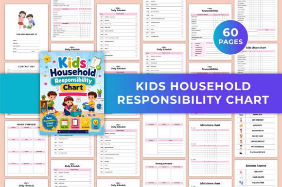 Kids Household Responsibility Chart KDP
