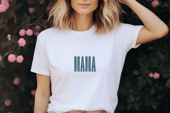 Mama Mode Font PNG with transparent background - Preview 1