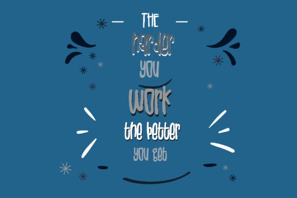 Martian Child Font PNG with transparent background - Preview 2