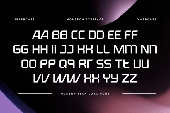 Motech Font PNG with transparent background - Preview 1