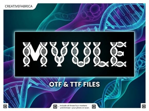 Mvule Font PNG with transparent background - Preview 1