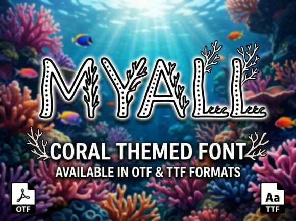 Myall Font PNG with transparent background - Preview 2