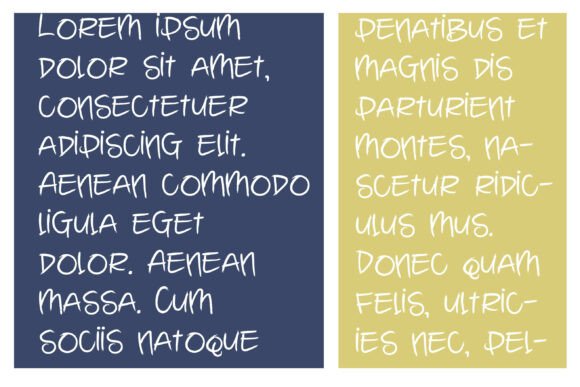 Paint Pot Font PNG with transparent background - Preview 3