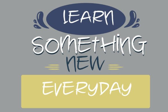 Paint Pot Font PNG with transparent background - Preview 5
