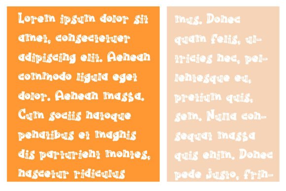 Pooble Font font preview - 3