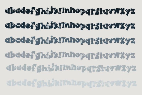 Pooble Font font preview - 4