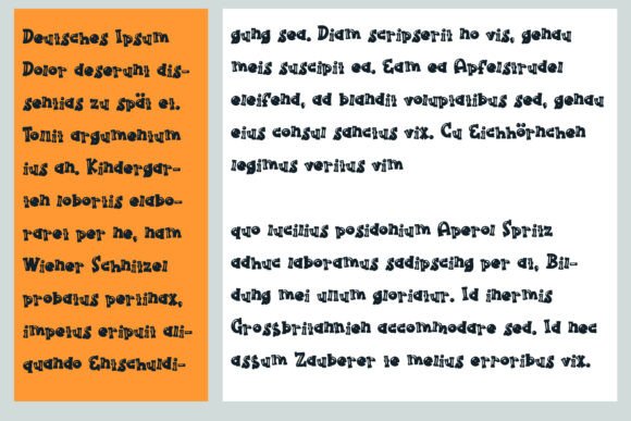 Pooble Font font preview - 6