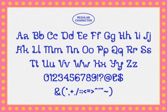 Quanhay Font PNG with transparent background - Preview 1