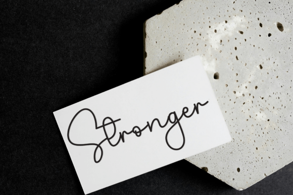 Regular Font PNG with transparent background - Preview 5