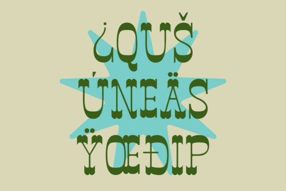 Rodeo Westwood Font PNG with transparent background - Preview 2