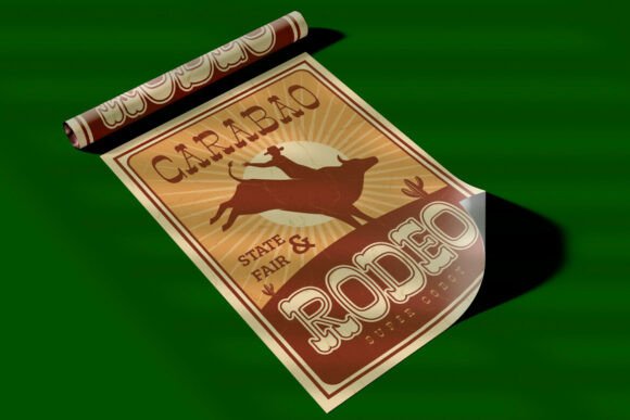 Rodeo Westwood Font PNG with transparent background - Preview 5
