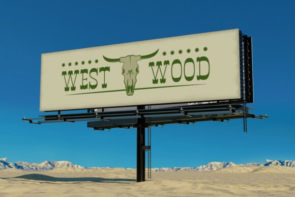 Rodeo Westwood Font PNG with transparent background - Preview 6