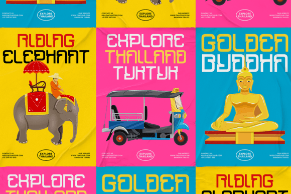Rungdee Font font preview - 4