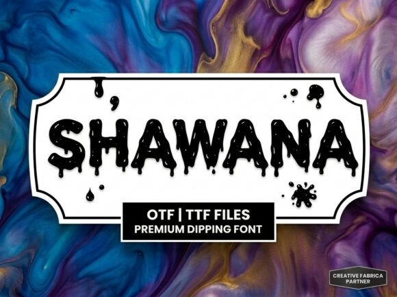 Shawana Font PNG with transparent background - Preview 2