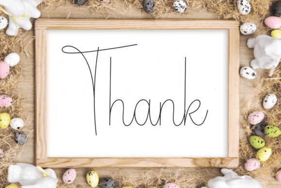Signature Beautiful Font PNG with transparent background - Preview 1