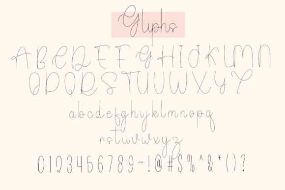 Signature Beautiful Font PNG with transparent background - Preview 2