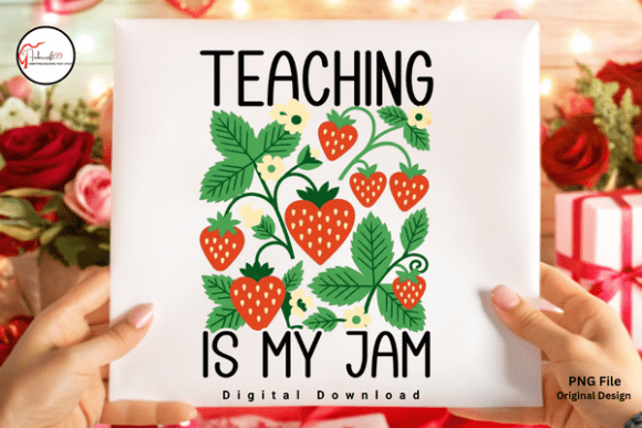 Teaching is My Jam PNG, Teacher Shirt