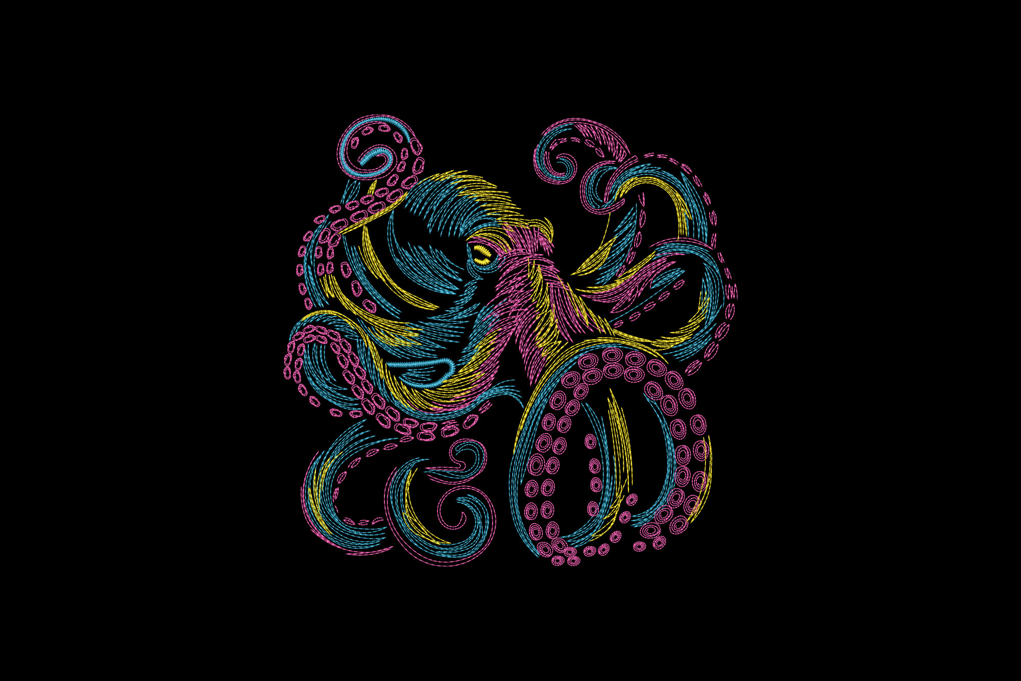 Vibrant Octopus