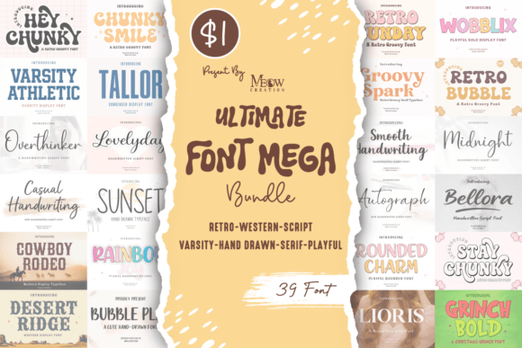 Ultimate Font Mega Bundle